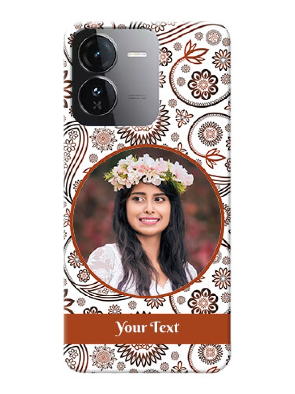 Custom iQOO Z9 5G phone cases online: Abstract Floral Design