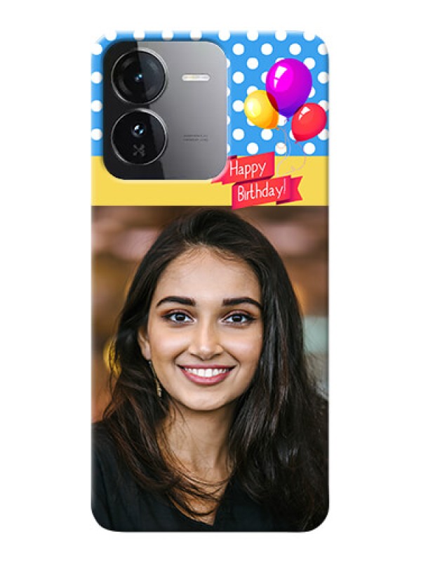 Custom iQOO Z9 5G custom mobile back covers: Happy Birthday Design