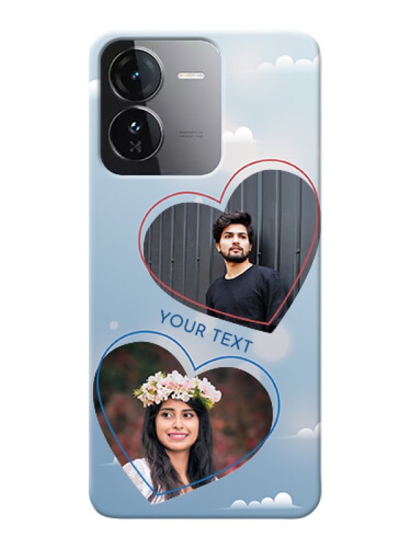 Custom iQOO Z9 5G Phone Cases: Blue Color Couple Design