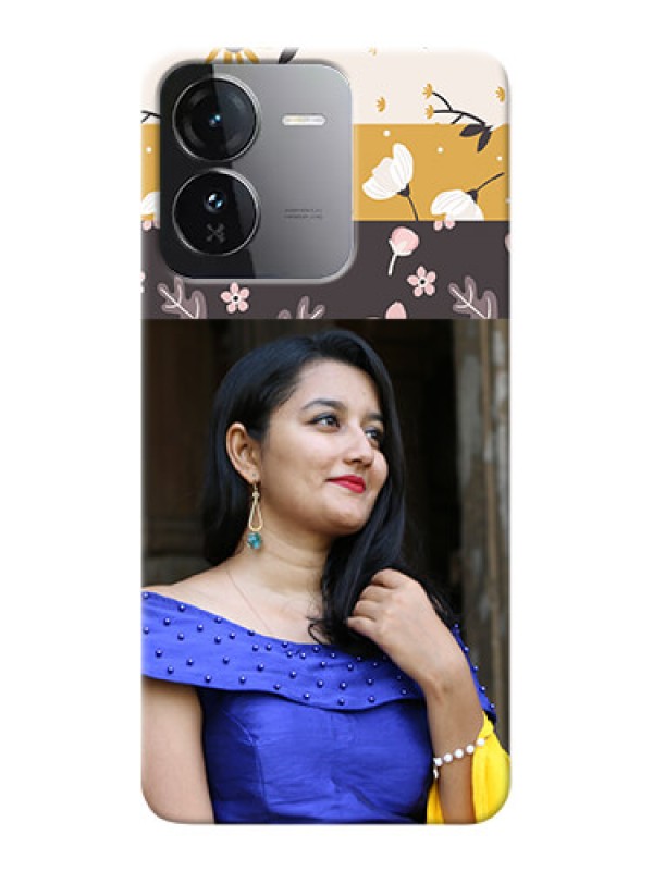 Custom iQOO Z9 5G mobile cases online: Stylish Floral Design