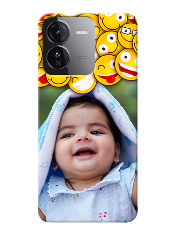 Custom iQOO Z9 5G Custom Phone Cases with Smiley Emoji Design