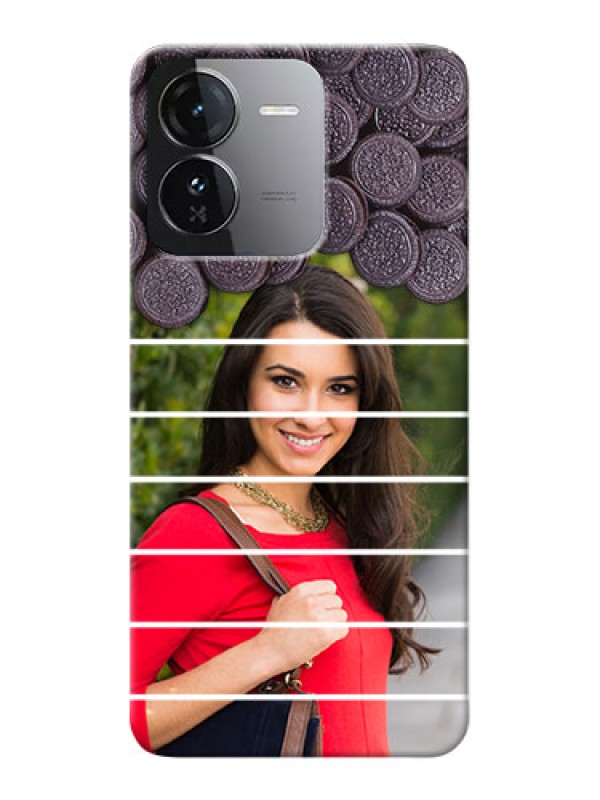 Custom iQOO Z9 5G Custom Mobile Covers with Oreo Biscuit Design