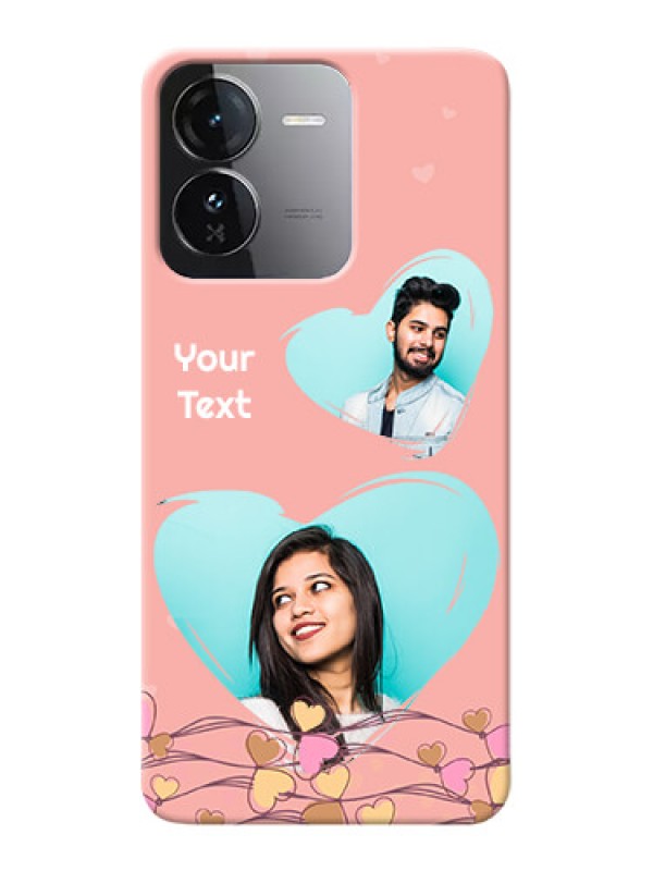 Custom iQOO Z9 5G customized phone cases: Love Doodle Design