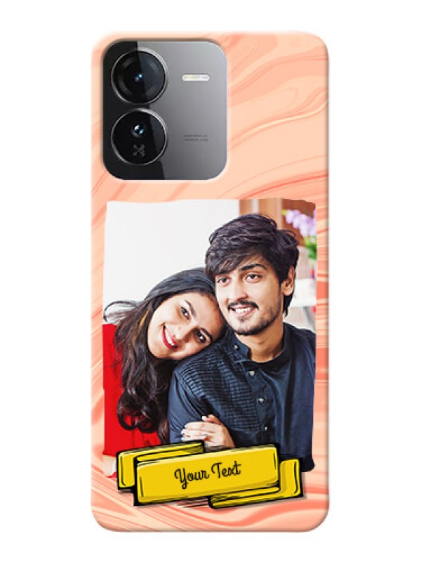 Custom iQOO Z9 5G Customized Phone Cases: Marble Texture Design