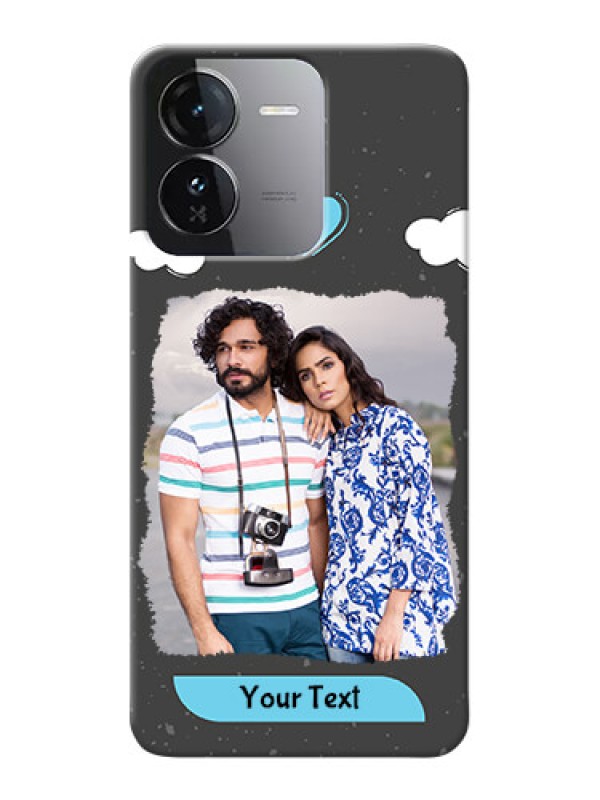 Custom iQOO Z9 5G Mobile Back Covers: splashes with love doodles Design