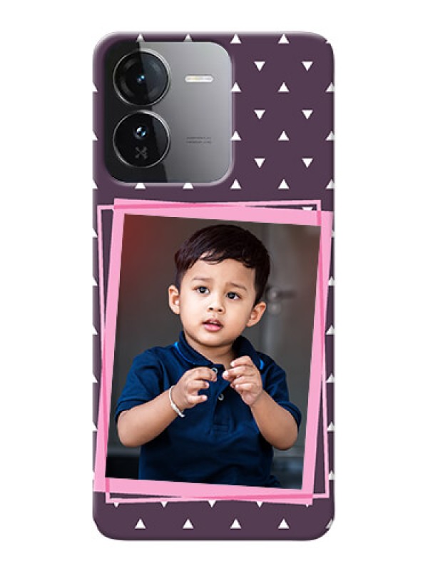 Custom iQOO Z9 5G Phone Cases: Triangle Pattern Dotted Design