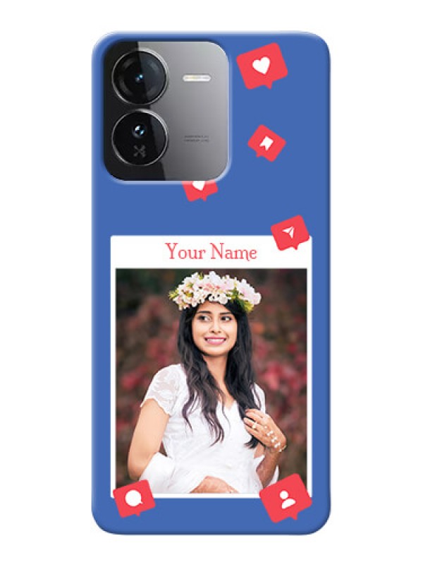 Custom iQOO Z9 5G Custom Phone Case with Like Share And Comment Design