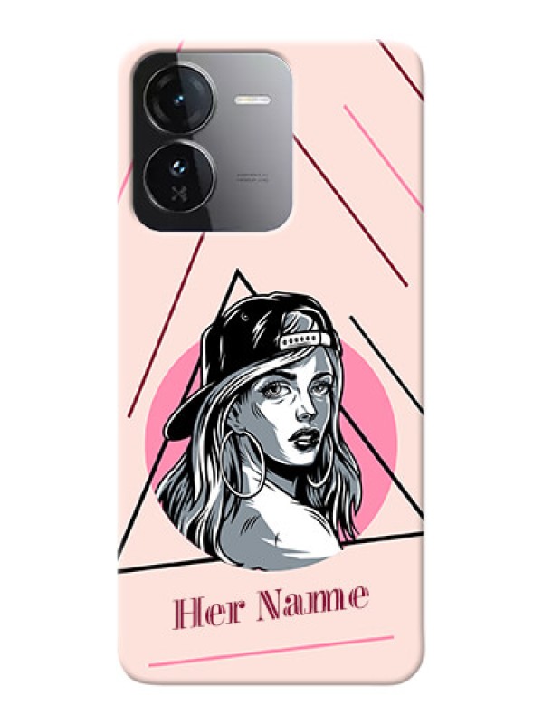 Custom iQOO Z9 5G Personalized Phone Case with Rockstar Girl Design