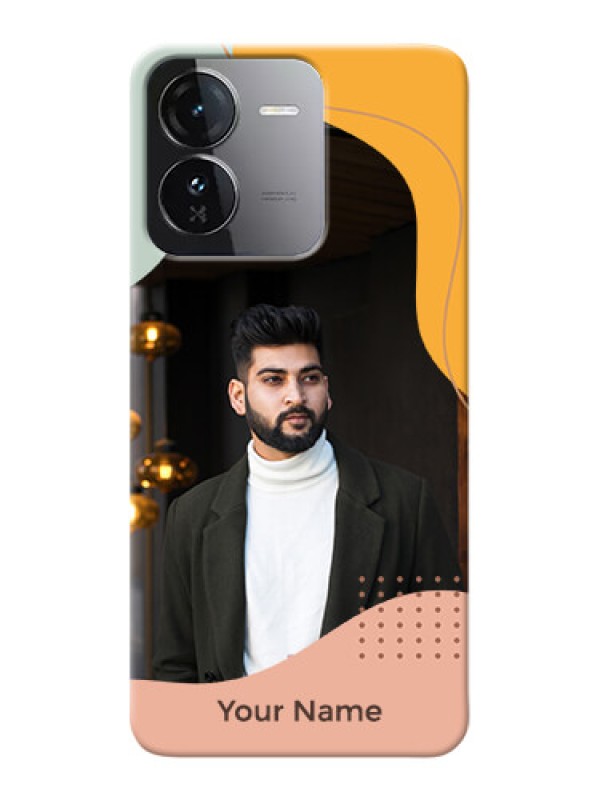 Custom iQOO Z9 5G Personalized Phone Case with Tricoloured overlay design