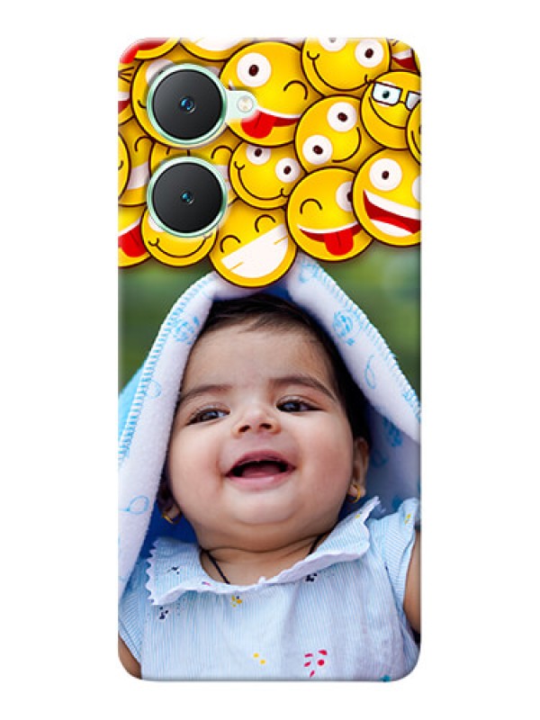 Custom iQOO Z9 Lite 5G Custom Phone Cases with Smiley Emoji Design