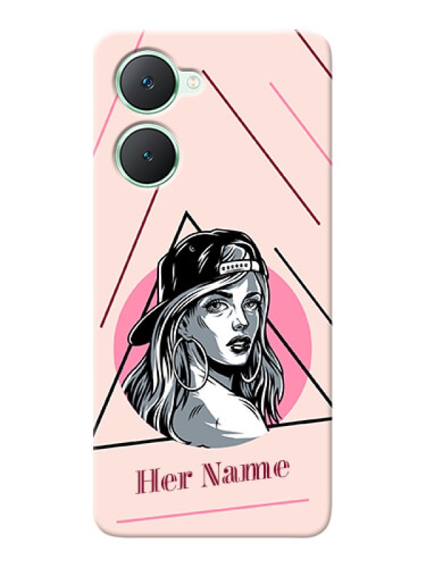 Custom iQOO Z9 Lite 5G Personalized Phone Case with Rockstar Girl Design