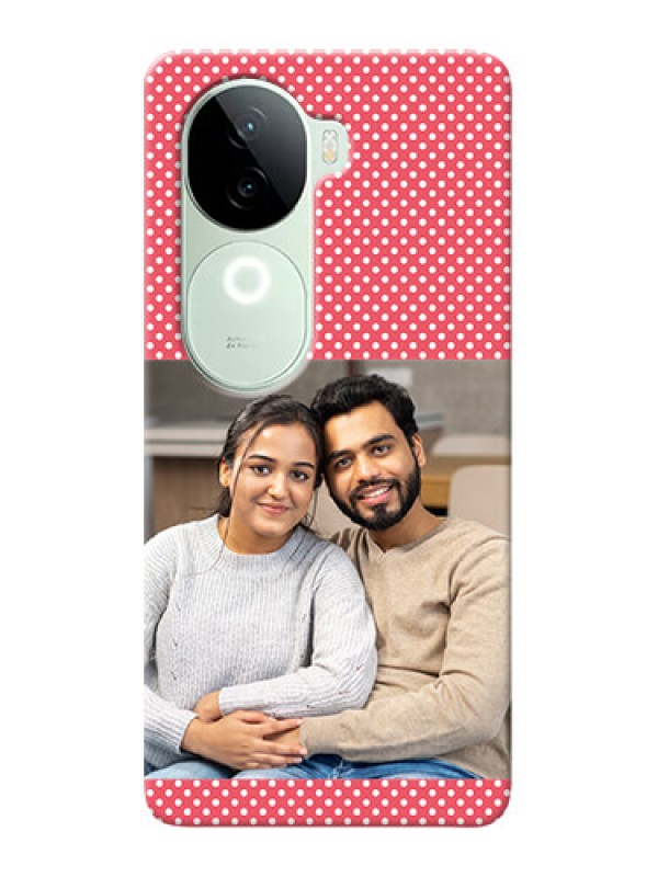 Custom iQOO Z9s 5G Custom Mobile Case with White Dotted Design