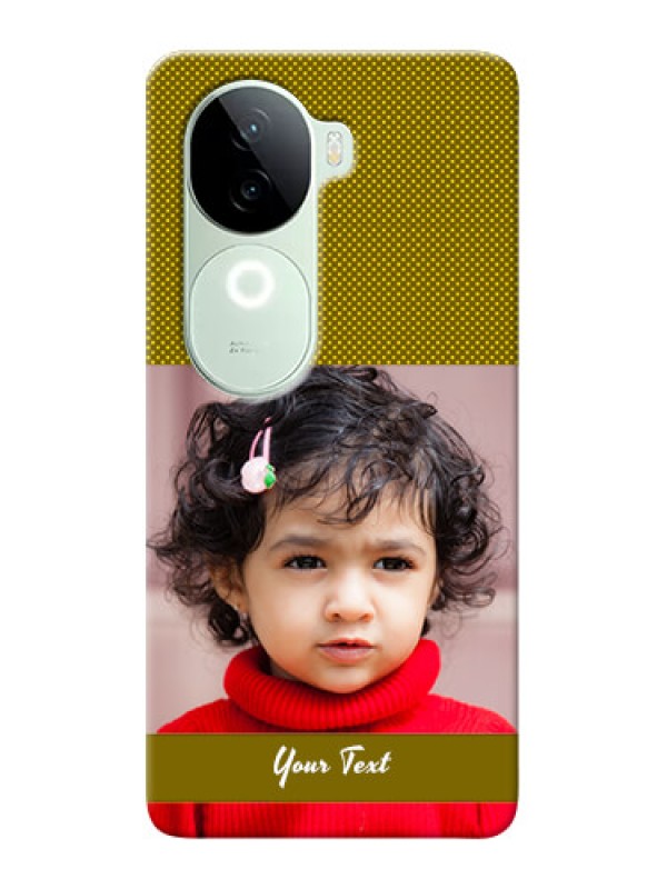 Custom iQOO Z9s 5G custom mobile back covers: Simple Green Color Design