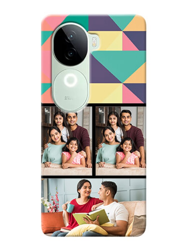 Custom iQOO Z9s 5G personalised phone covers: Bulk Pic Upload Design