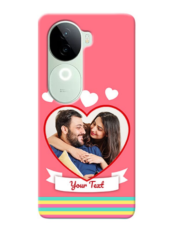 Custom iQOO Z9s 5G Personalised mobile covers: Love Doodle Design