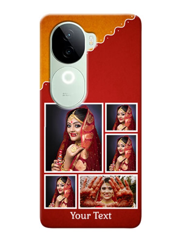 Custom iQOO Z9s 5G customized phone cases: Wedding Pic Upload Design