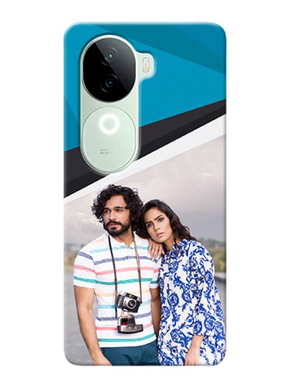 Custom iQOO Z9s 5G Back Covers: Simple Pattern Photo Upload Design