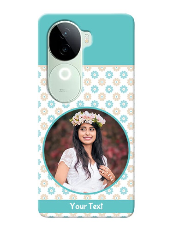 Custom iQOO Z9s 5G Custom Mobile Back Covers: Beautiful Flowers Design