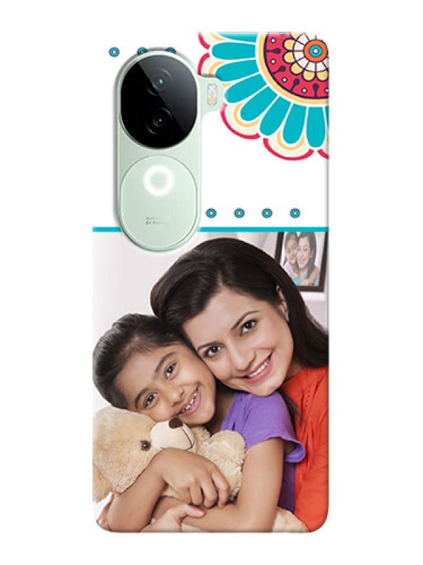 Custom iQOO Z9s 5G custom mobile phone cases: Flower Design