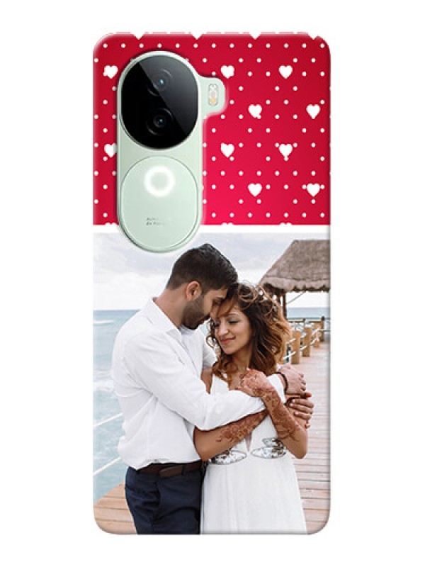 Custom iQOO Z9s 5G custom back covers: Hearts Mobile Case Design