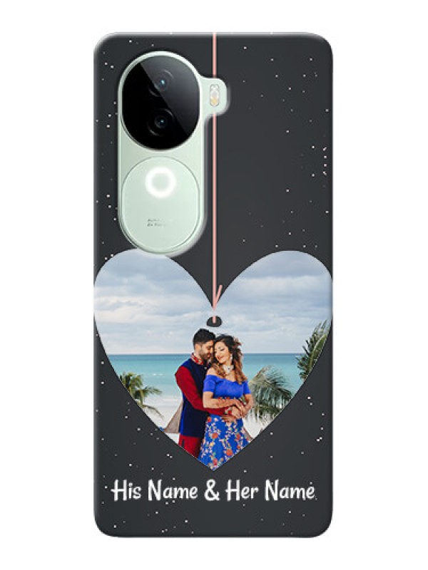 Custom iQOO Z9s 5G custom phone cases: Hanging Heart Design