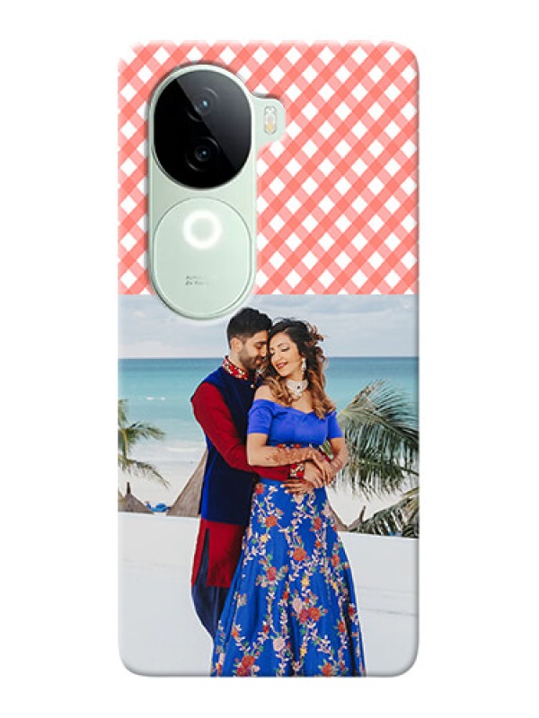 Custom iQOO Z9s 5G custom mobile cases: Pink Pattern Design