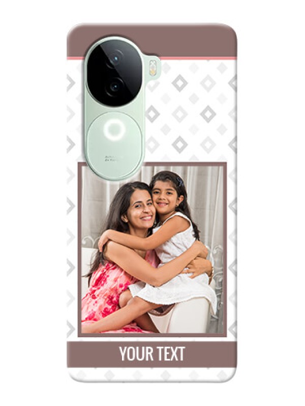 Custom iQOO Z9s 5G custom back covers: Simple Diamond Design