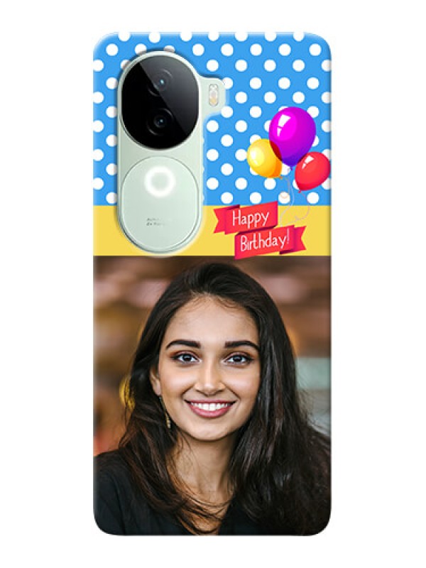 Custom iQOO Z9s 5G custom mobile back covers: Happy Birthday Design