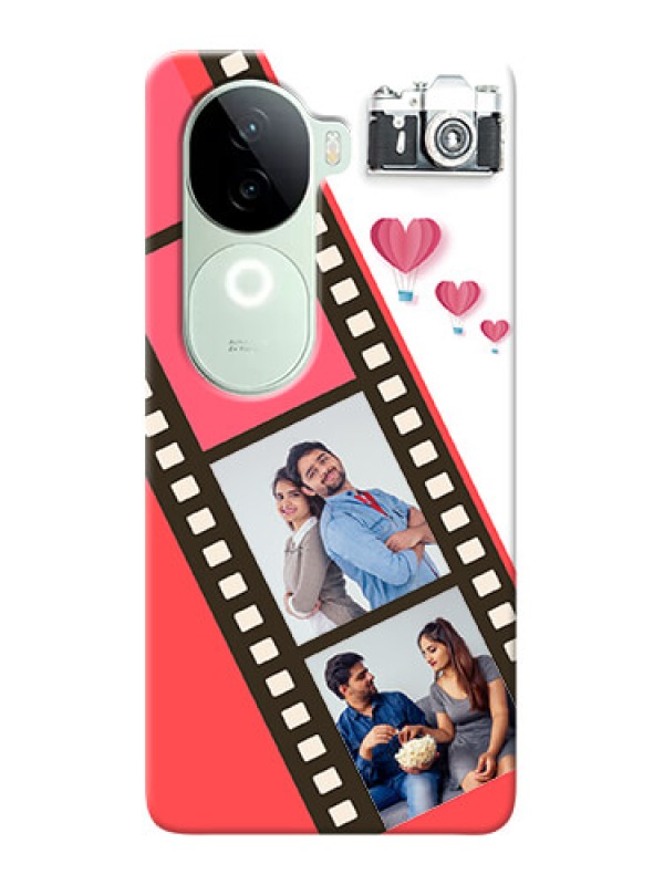 Custom iQOO Z9s 5G custom phone covers: 3 Image Holder with Film Reel