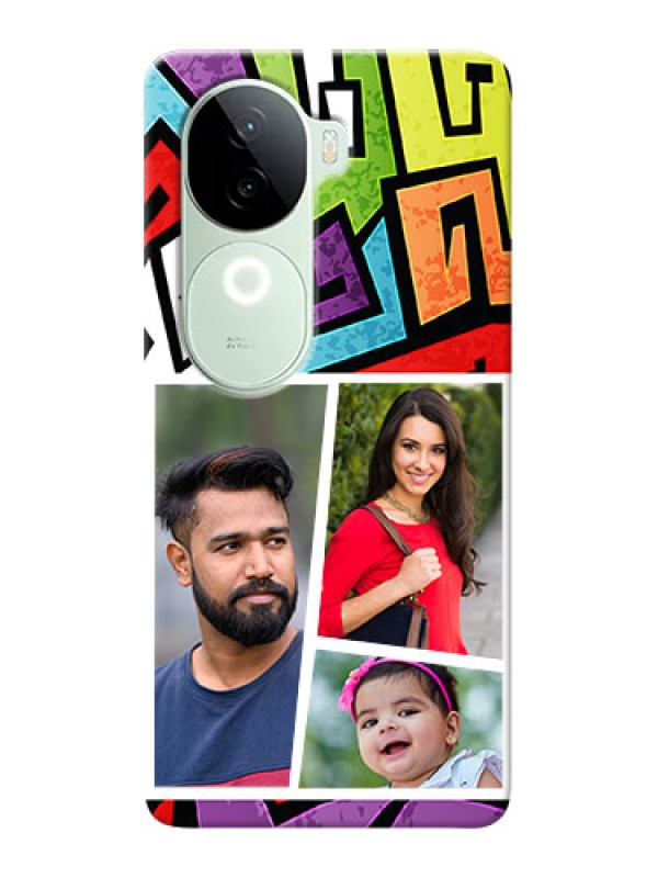 Custom iQOO Z9s 5G Personalized Mobile Cases: graffiti pattern Design