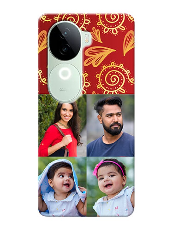 Custom iQOO Z9s 5G Mobile Phone Cases: 4 Image Traditional Design