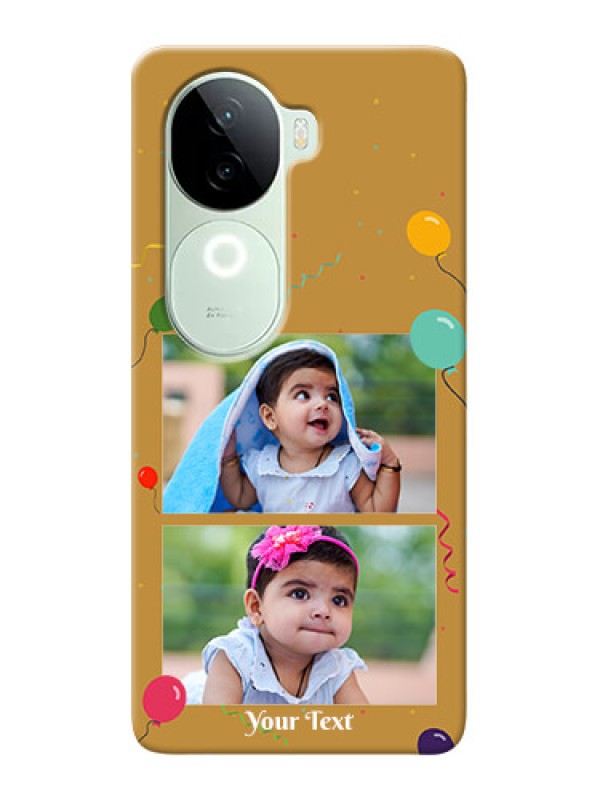 Custom iQOO Z9s 5G Phone Covers: Image Holder with Birthday Celebrations Design