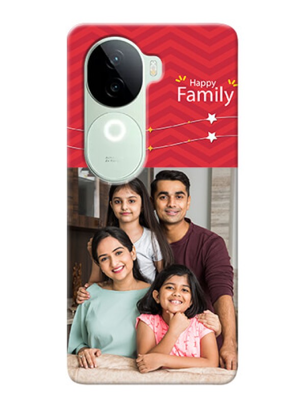 Custom iQOO Z9s 5G customized phone cases: Happy Family Design