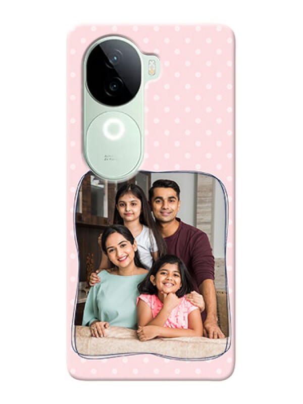 Custom iQOO Z9s 5G Personalized Phone Cases: Family with Dots Design
