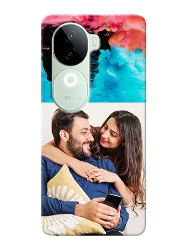 Custom iQOO Z9s 5G Mobile Cases: Quote with Acrylic Painting Design