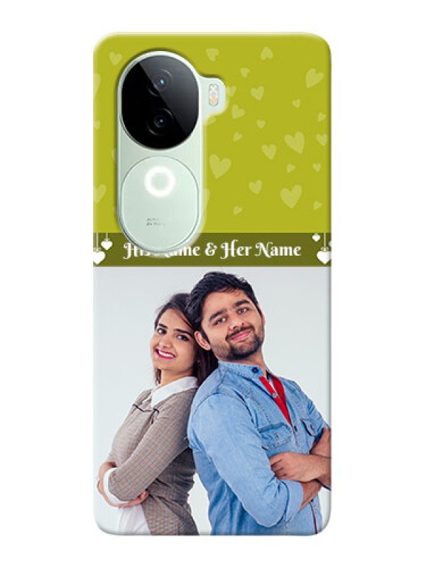 Custom iQOO Z9s 5G custom mobile covers: You And Me Heart Design