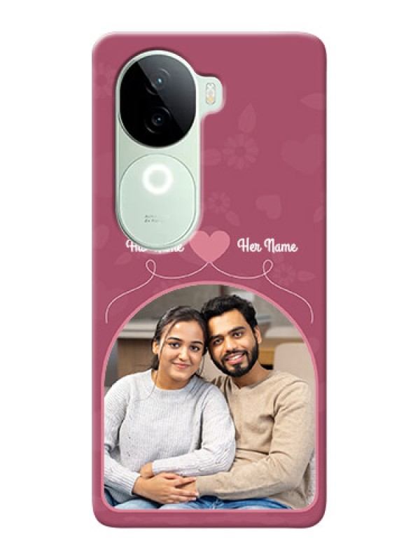 Custom iQOO Z9s 5G mobile phone covers: Love Floral Design