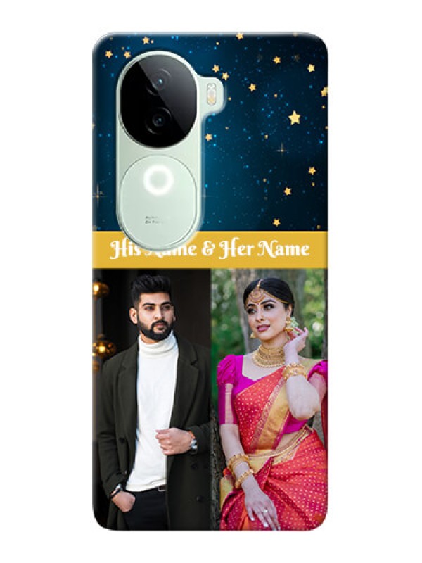 Custom iQOO Z9s 5G Mobile Covers Online: Galaxy Stars Backdrop Design