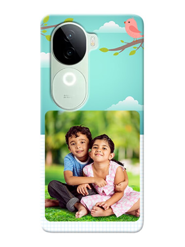 Custom iQOO Z9s 5G phone cases online: Doodle love Design