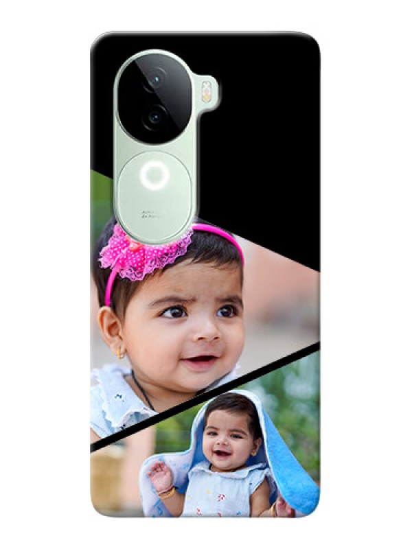 Custom iQOO Z9s 5G mobile back covers online: Semi Cut Design