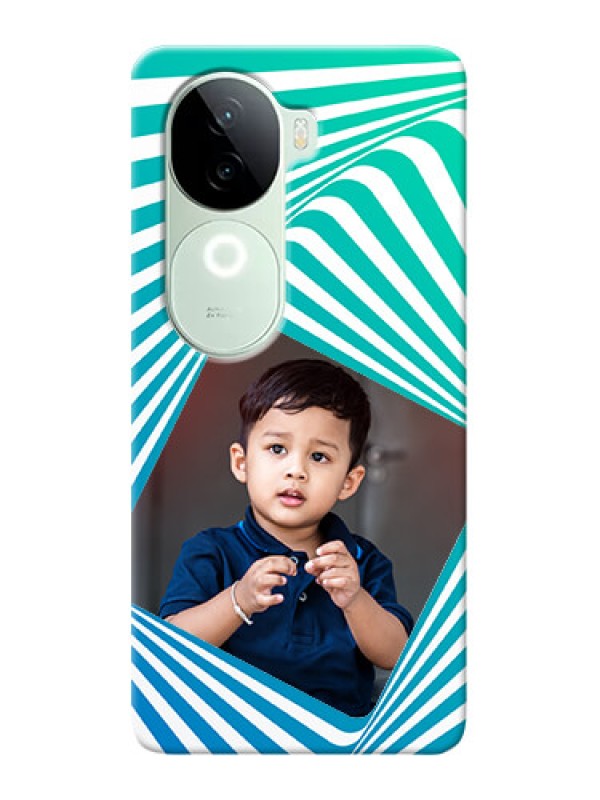 Custom iQOO Z9s 5G Personalised Mobile Covers: Abstract Spiral Design