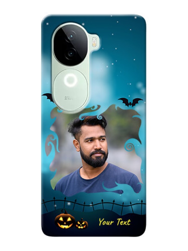 Custom iQOO Z9s 5G Personalised Phone Cases: Halloween frame design