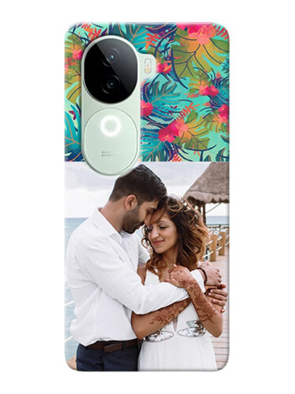 Custom iQOO Z9s 5G Personalized Phone Cases: Watercolor Floral Design