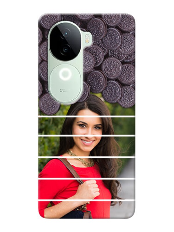 Custom iQOO Z9s 5G Custom Mobile Covers with Oreo Biscuit Design
