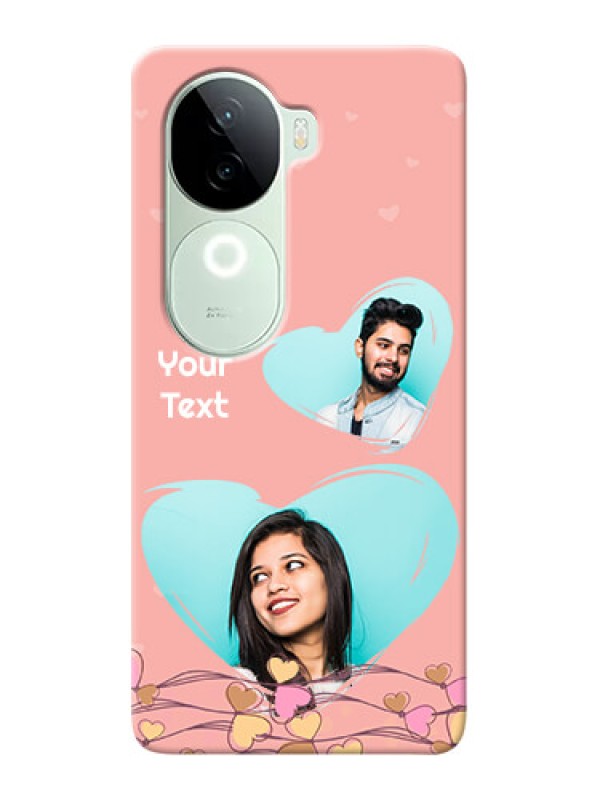 Custom iQOO Z9s 5G customized phone cases: Love Doodle Design