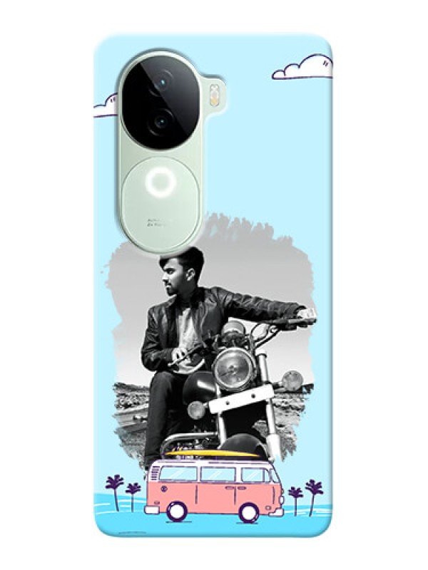 Custom iQOO Z9s 5G Mobile Covers Online: Travel And Adventure Design