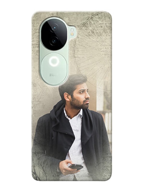 Custom iQOO Z9s 5G custom mobile back covers with vintage design