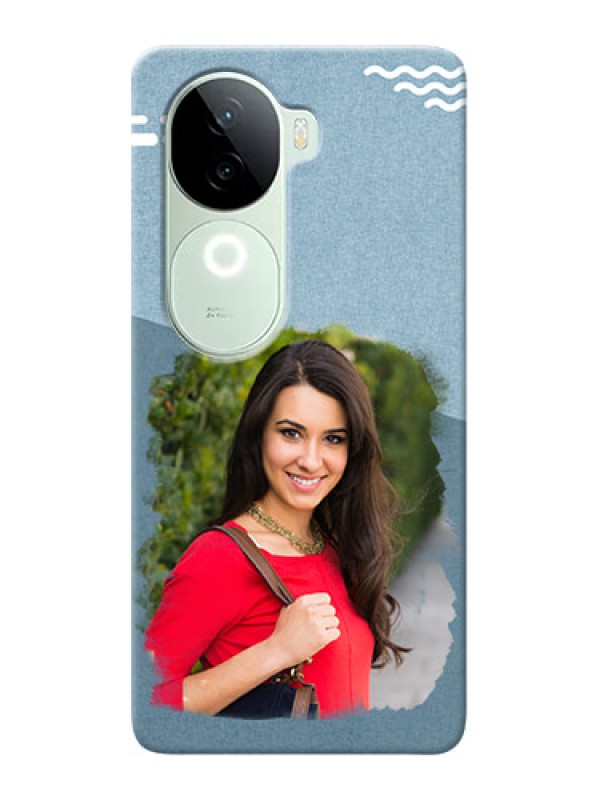 Custom iQOO Z9s 5G custom mobile phone covers: Grunge Line Art Design