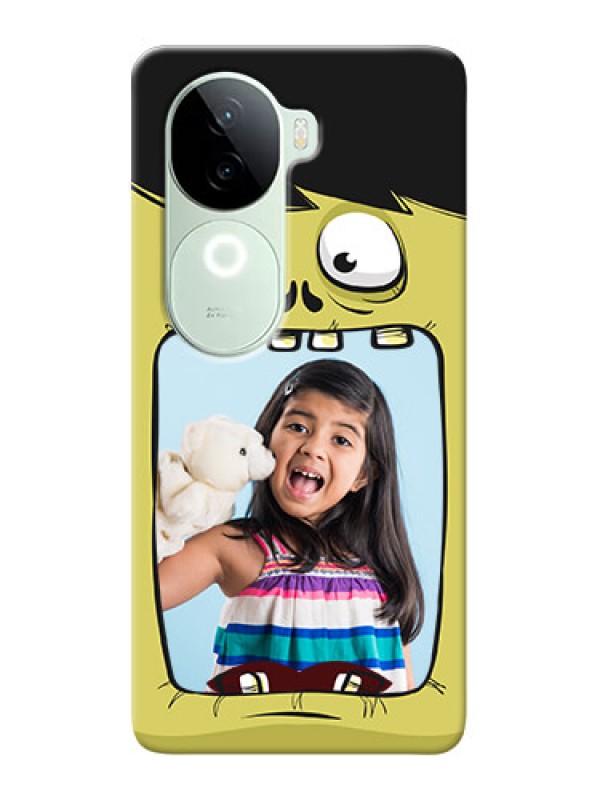 Custom iQOO Z9s 5G Mobile Covers: Cartoon monster back case Design