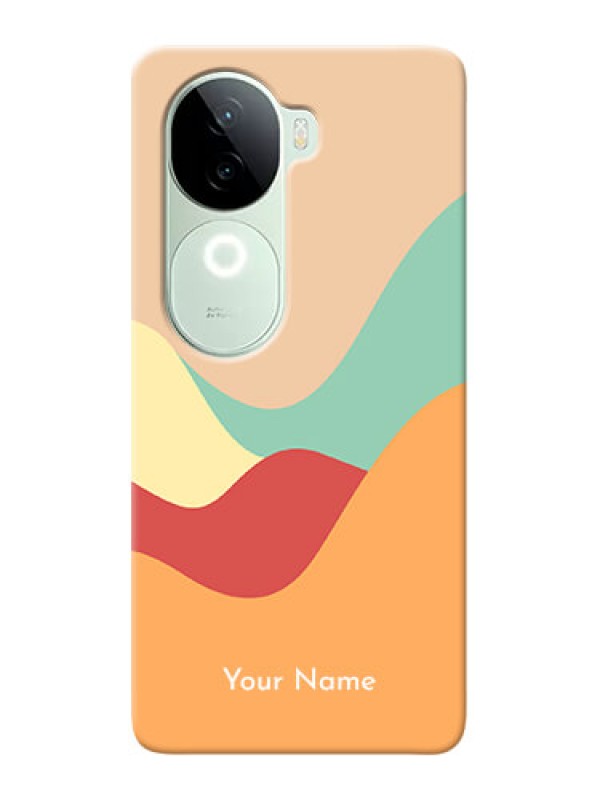 Custom iQOO Z9s 5G Personalized Phone Case with Ocean Waves Multicolour Design